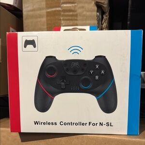 Wireless Controller for N-SL - Black with Red and Blue Accents